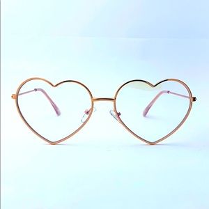 Heart Shape Blue Light Blocking Glasses